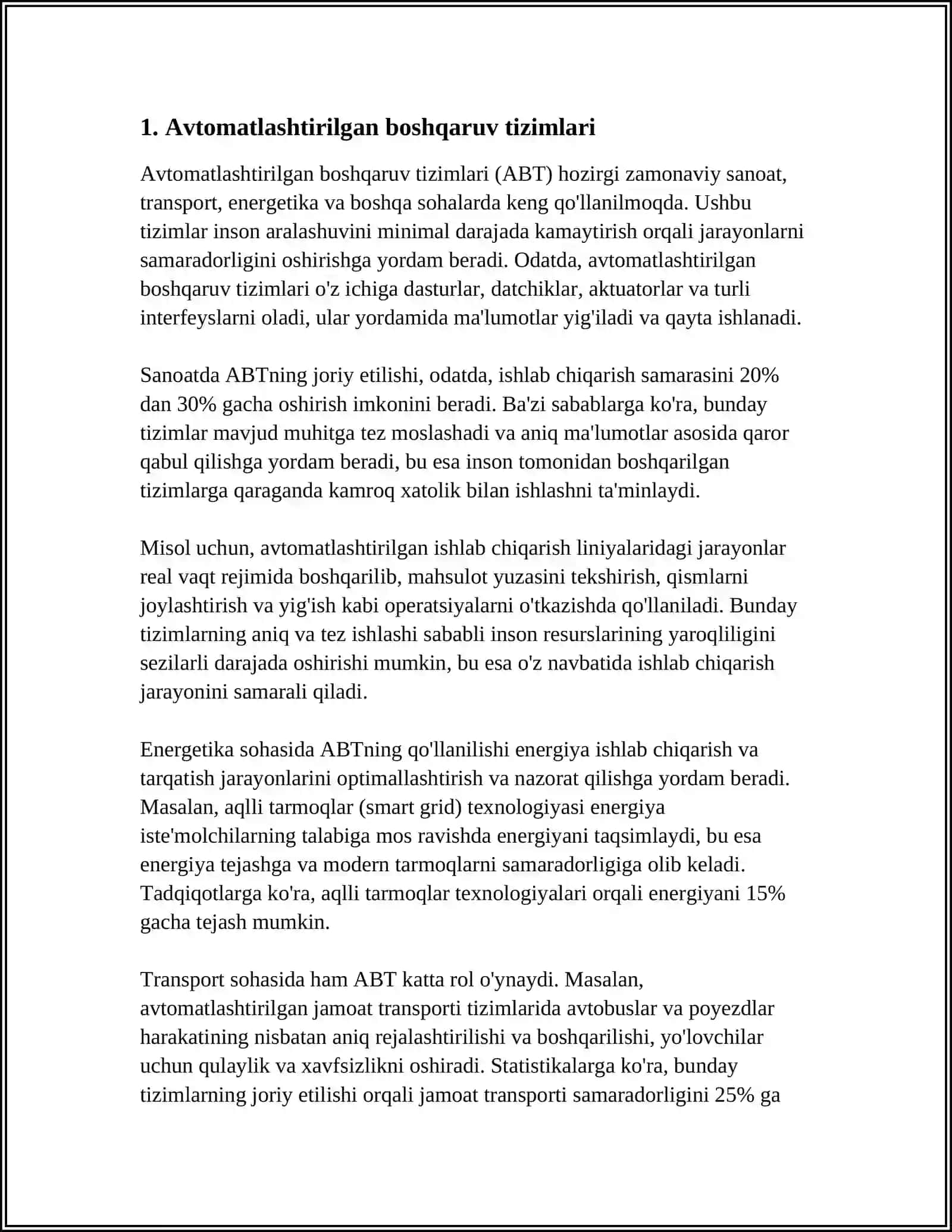 AXBOROT TIZIMLARI VA TEXNOLOGIYALARI 4