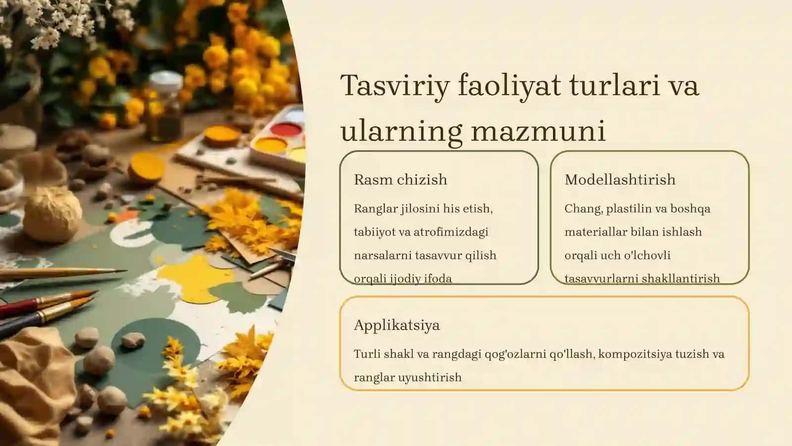 Tasviriy faoliyatning ahamiyati 4