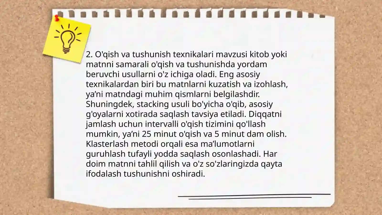 Suzishning usullarini o'rgatish 4