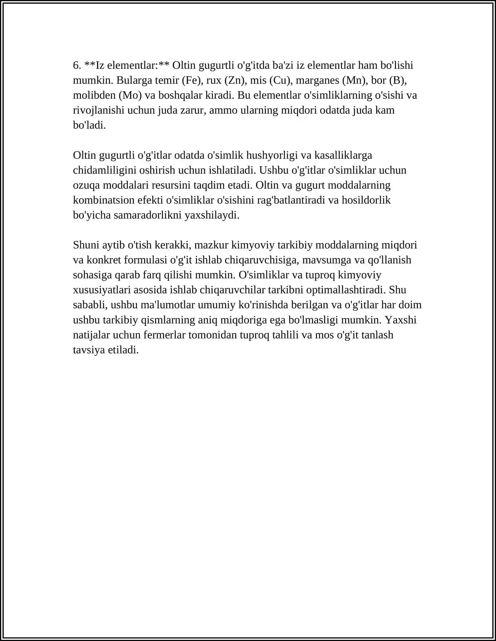 MAGNIFY VA OLTIN GUGURTLI OGITLAR 4