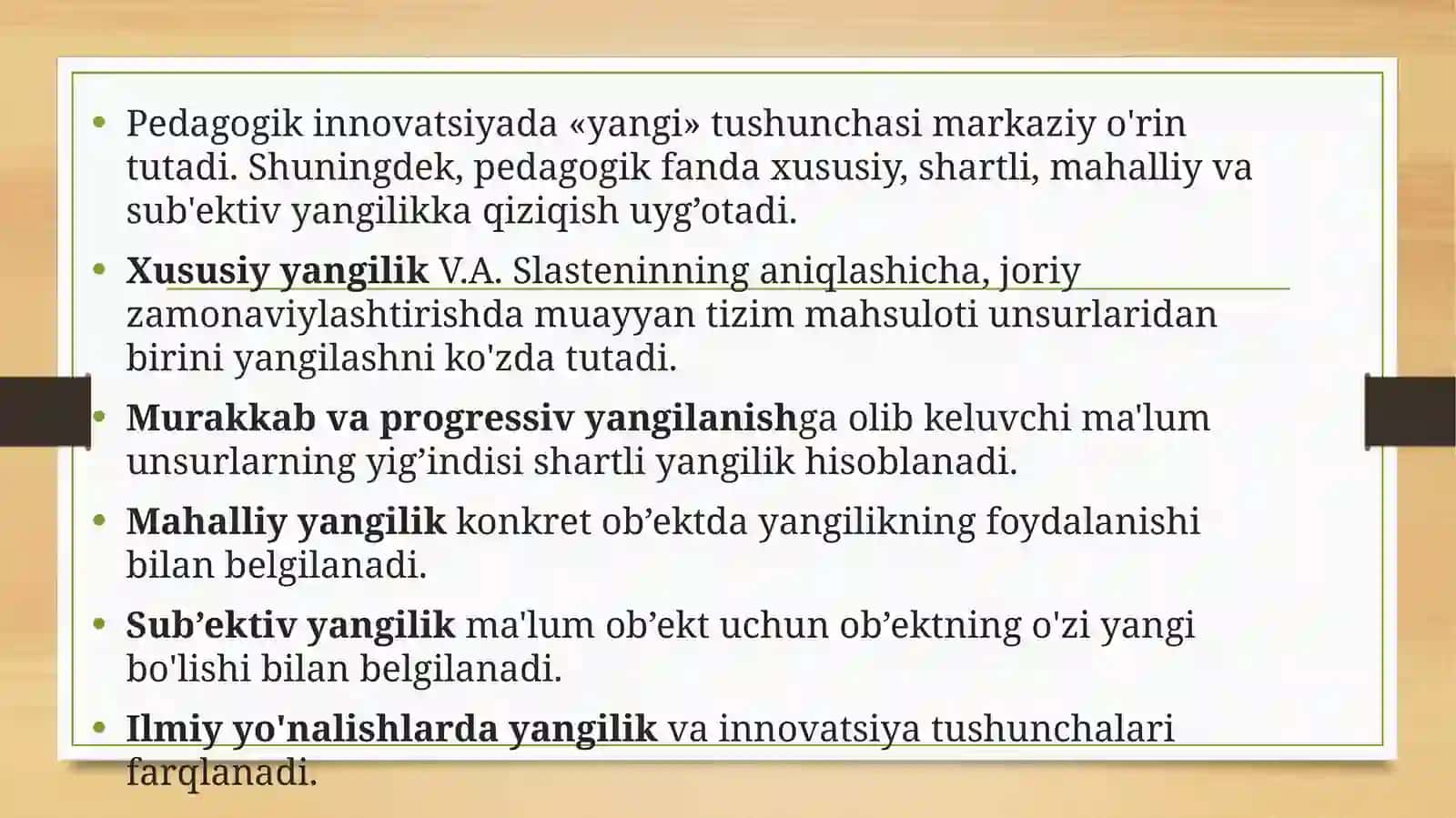 Ta’limda innovatsion jarayonlar 4