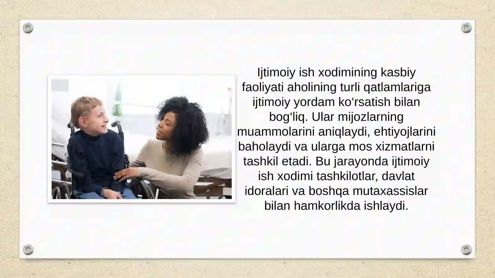 Ijtimoiy ishchi kasbiy va axloqiy andozalari 4