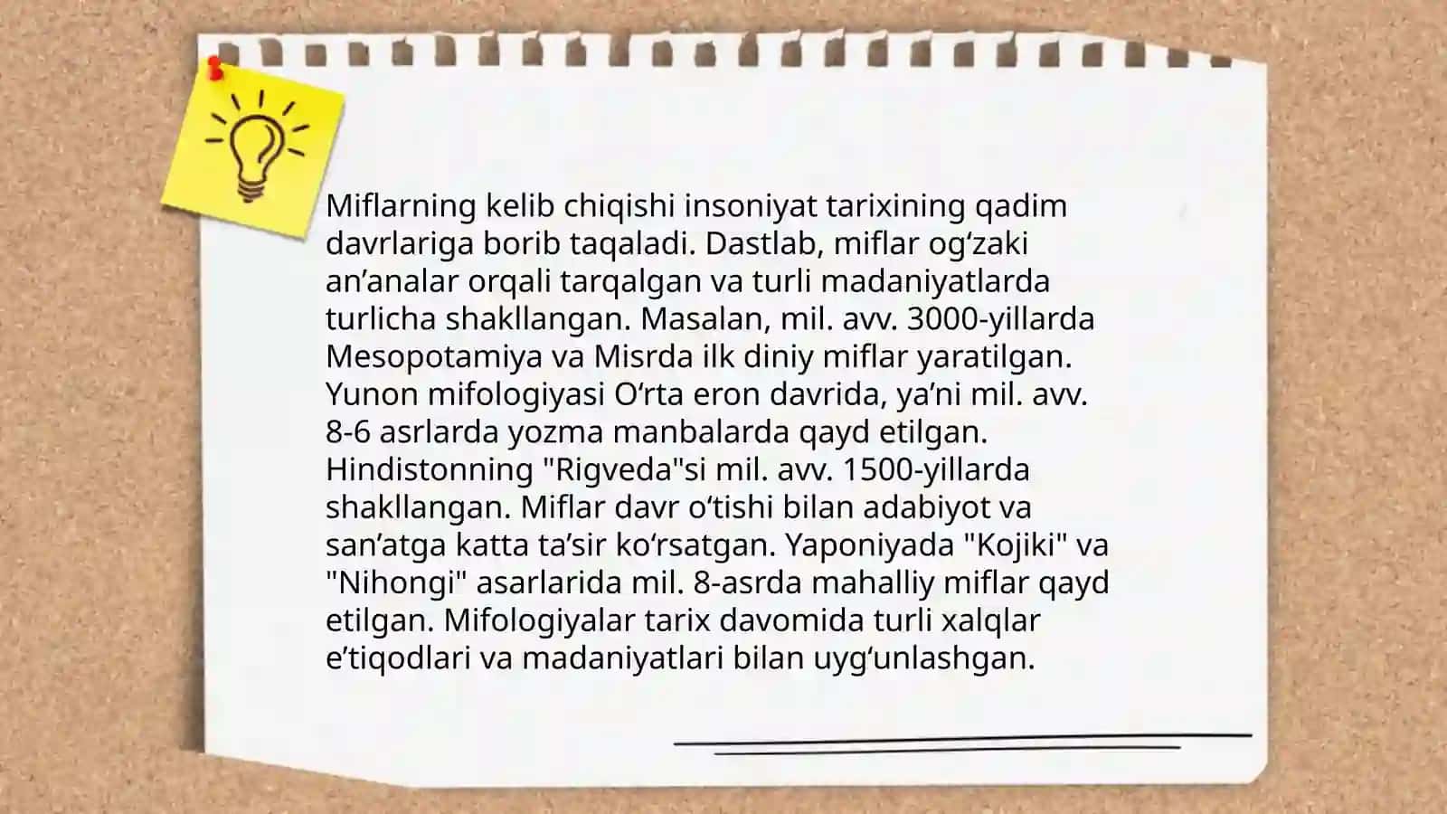 Rivoyat.Mif,afsona va asotir janrlari badiyati 4