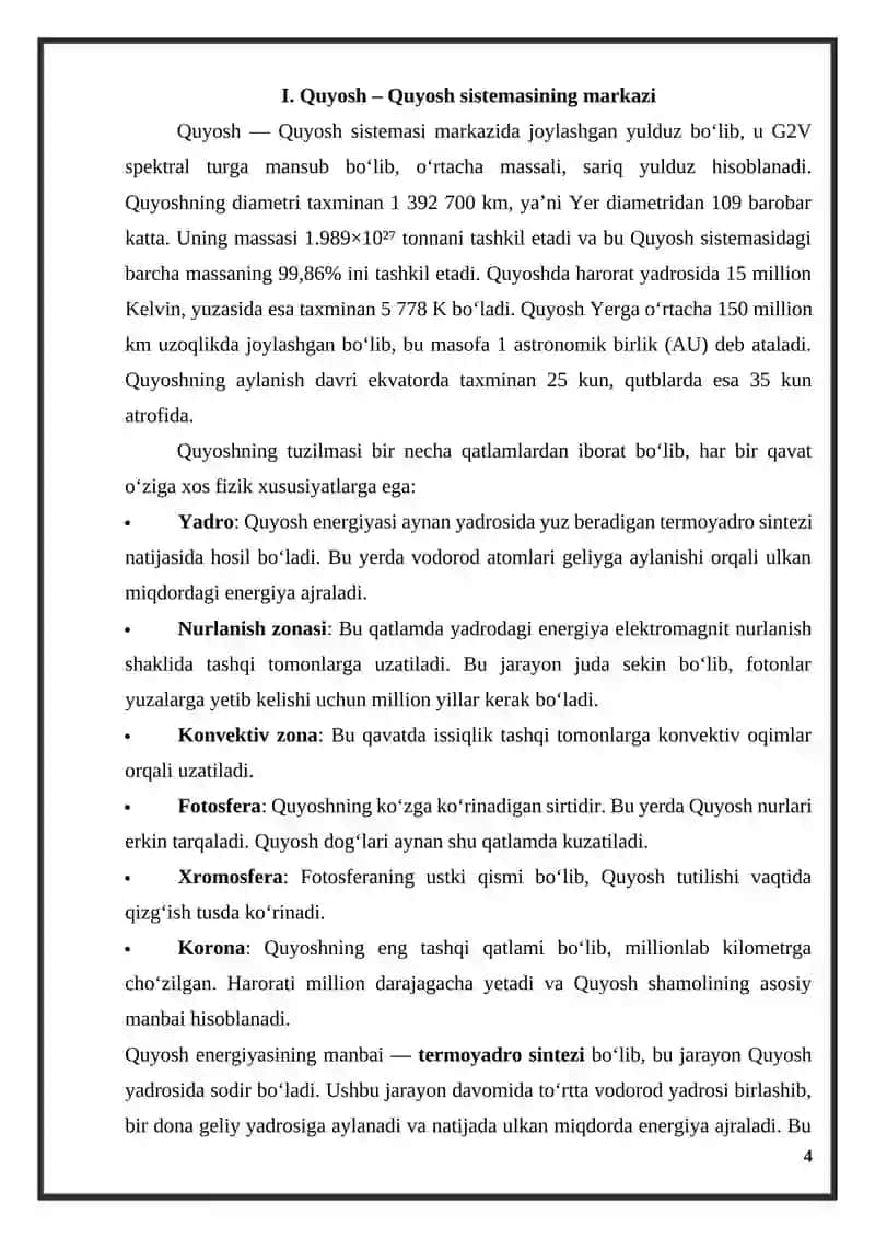 Quyosh sistemasi 4
