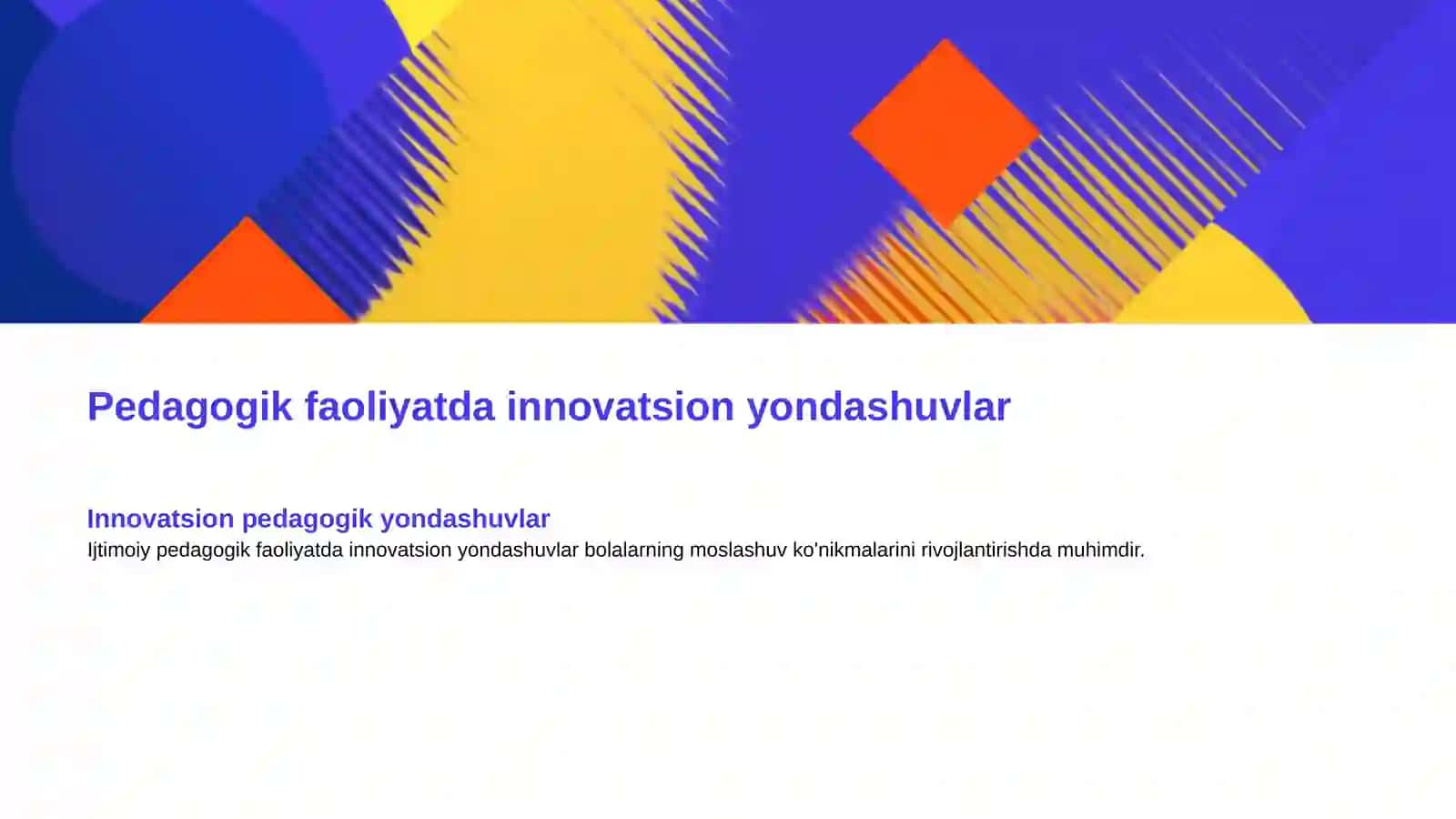 Ijtimoiy pedagogik faoliyatda bolalarning moslashuv ko'nikmalarini shakllantirish 4