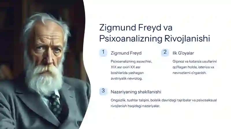 Psixoanaliz taʼlimoti va uning tibbiyotdagi oʻrni 4