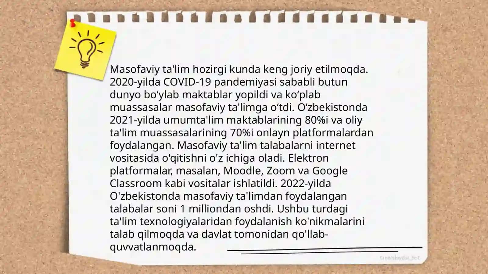 Taʼlimni tashkil etish turlari va shakllari 4