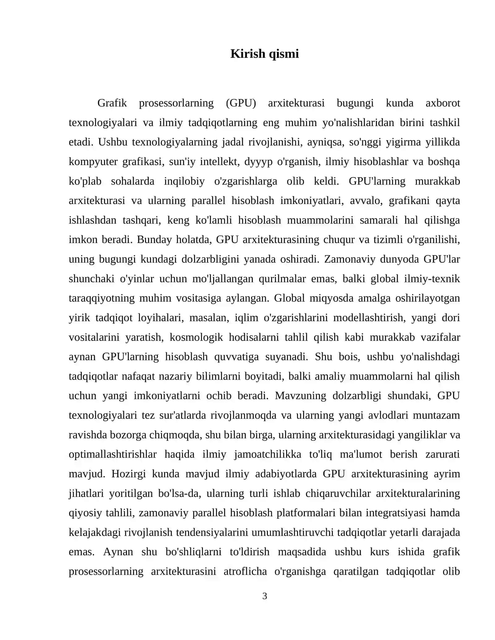 Grafik prosessorlarning arxitekturasi 4