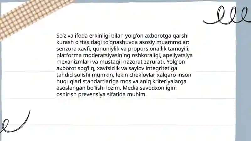 Shaxsiy hayot va milliy xavfsizlik o'rtasidagi manfaatlar to'qnashuvi 4