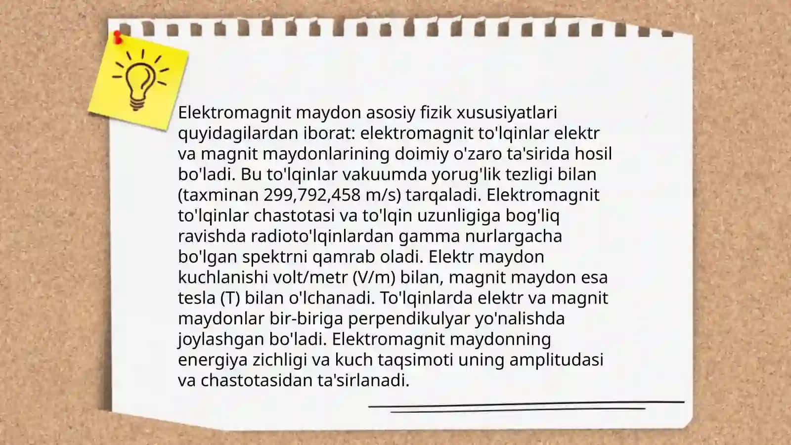 Elektromagnit maydon tenzorining komponentlarini hisoblash 4