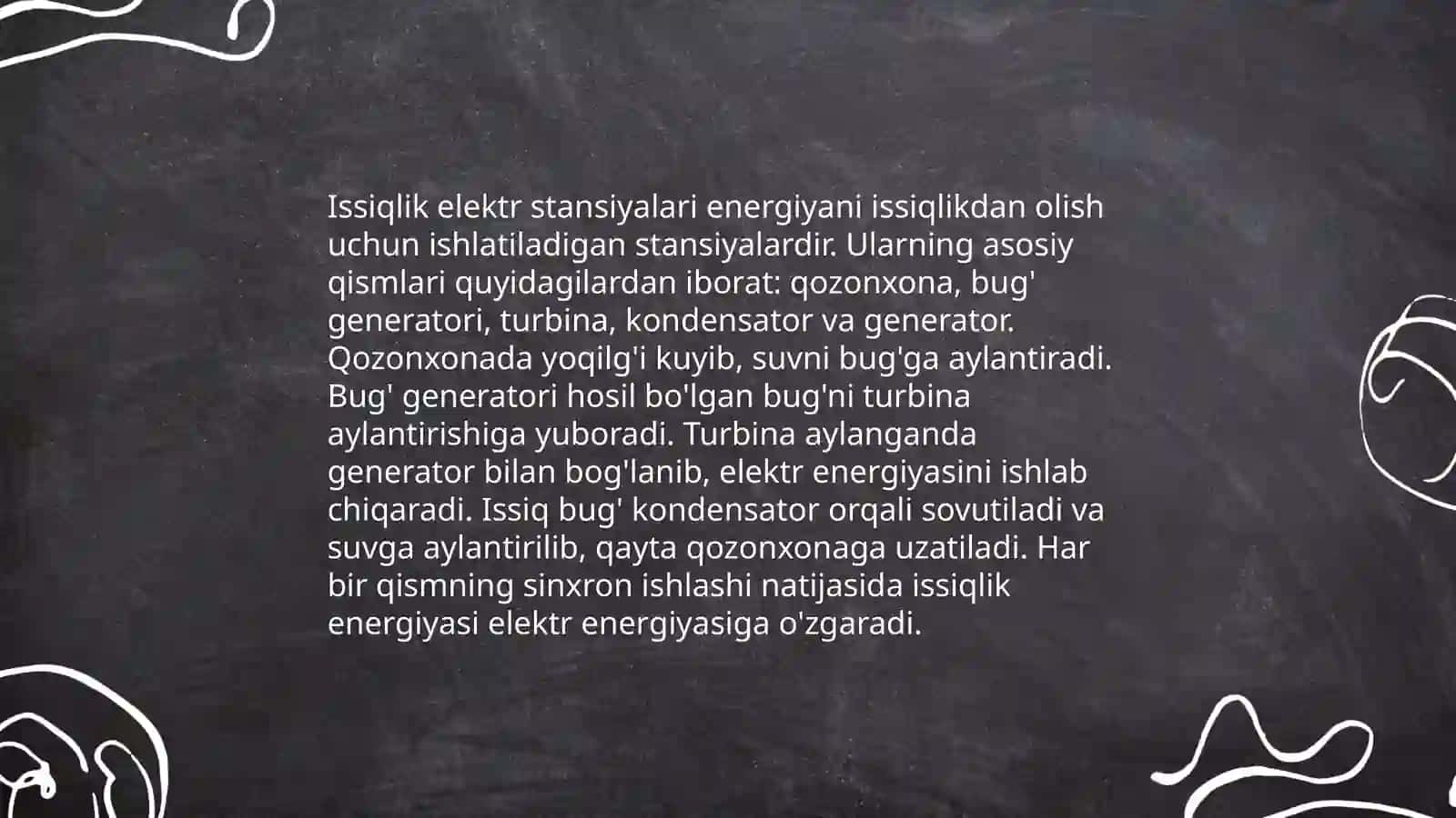 Issiqlik elektr stansiyalari haqida umumiy malumot 4