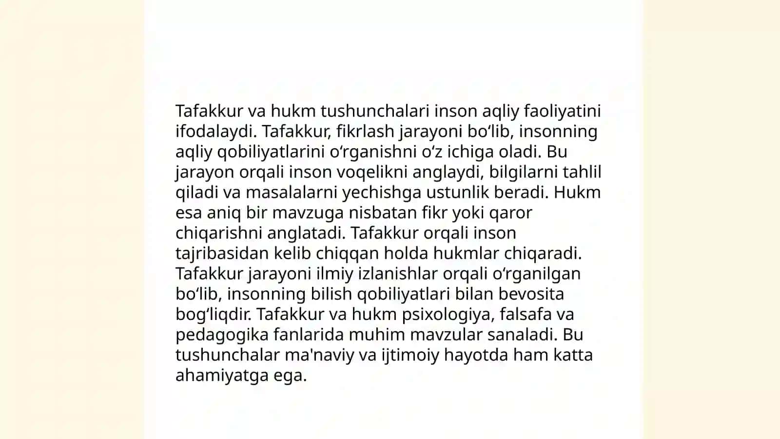 Tafakkur shaklining tarixi 4