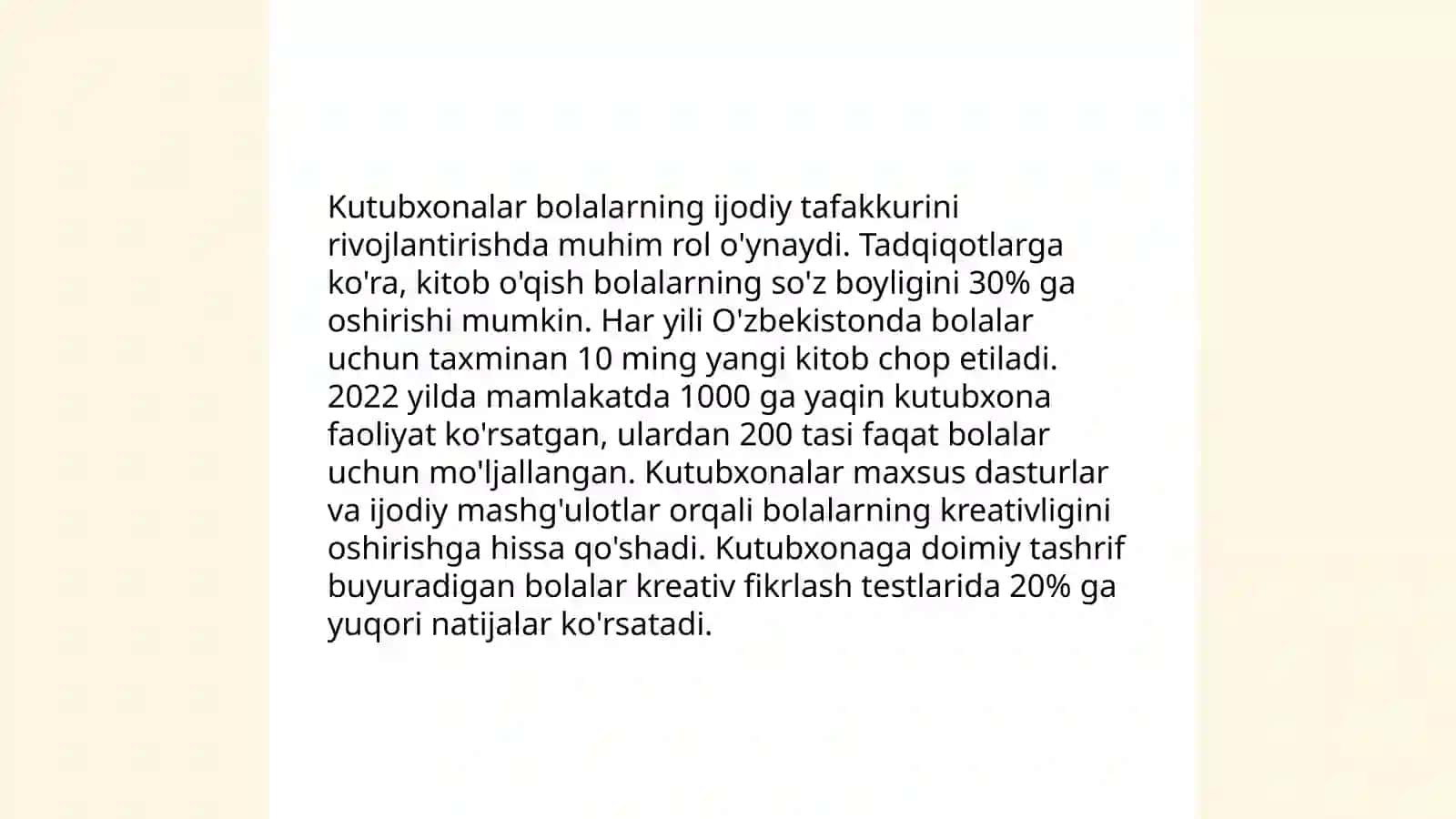 Bolalar kutubxonalari ahamiyati 4