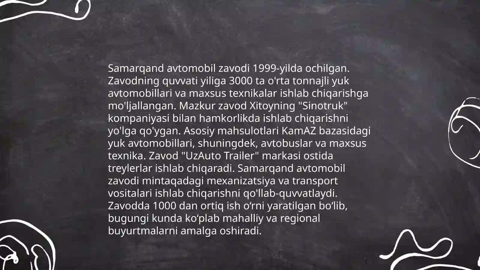 1994 2024 yillarda Oʻzbekistonda avtamabilsozlik 4