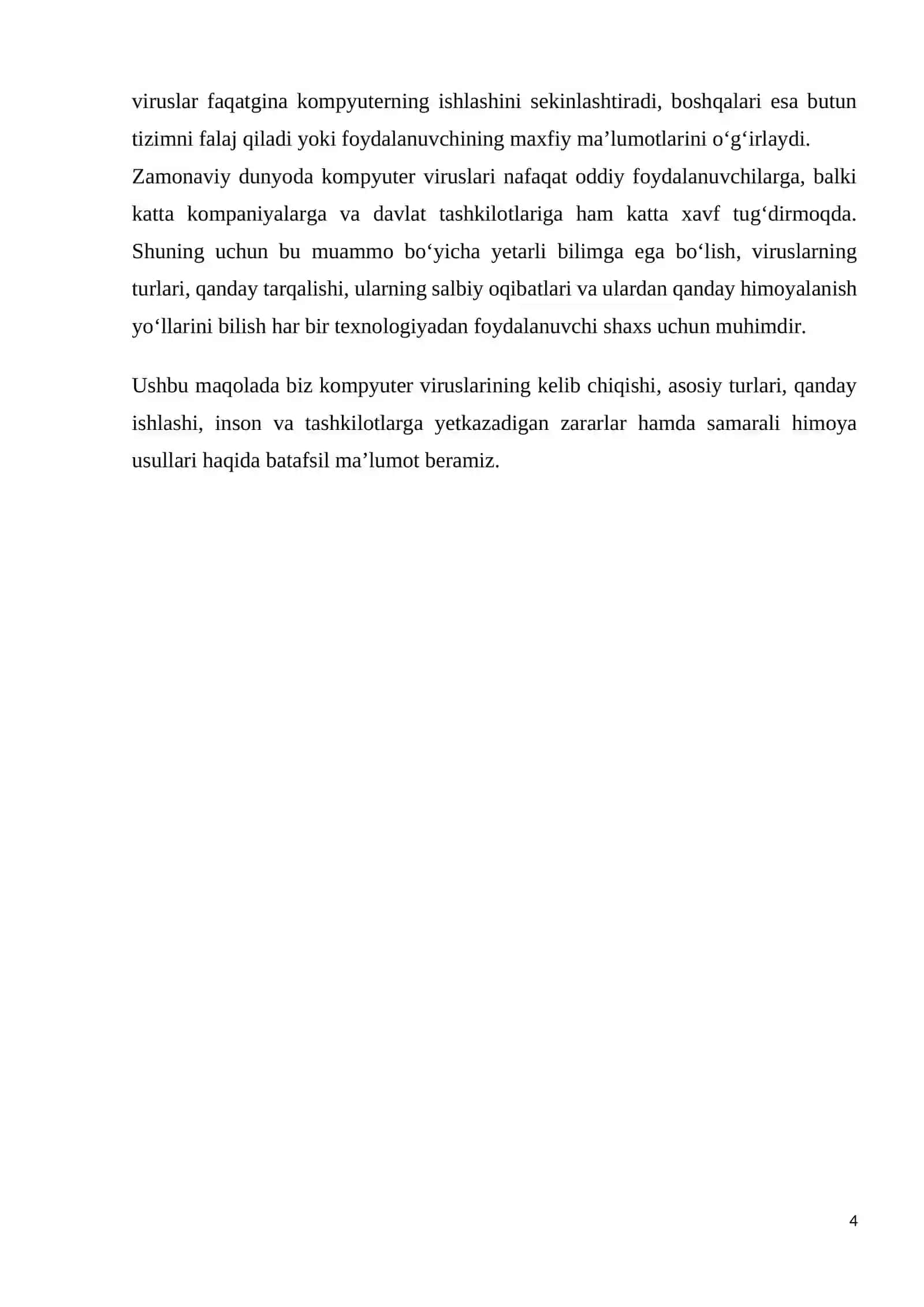 Kompyuter viruslari haqida 4