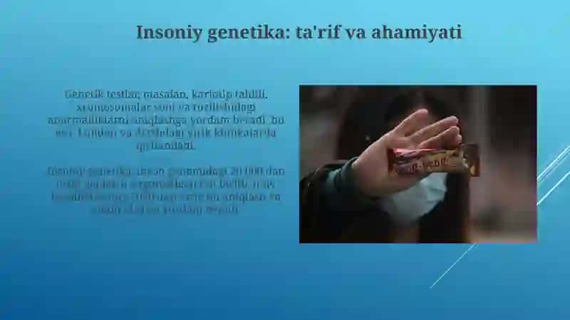 Odam genetikasi: irsiy kasalliklar diagnostikasi va prafilaktikasi 4