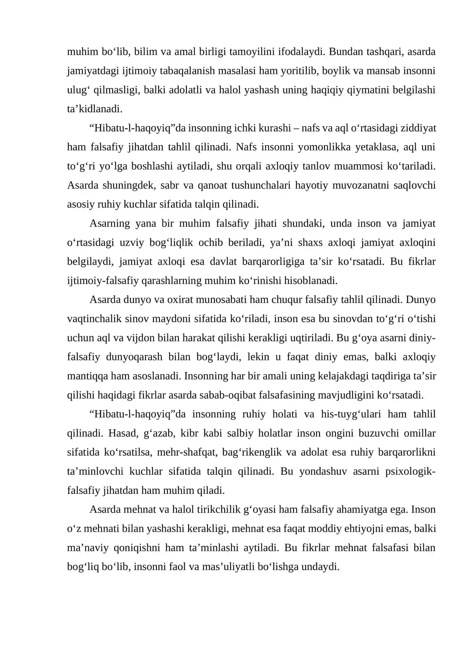 AHMAD YUGNAKIYNING “HIBATU-L-HAQOYIQ” ASARINING FALSAFIY XUSUSIYATLARI 4