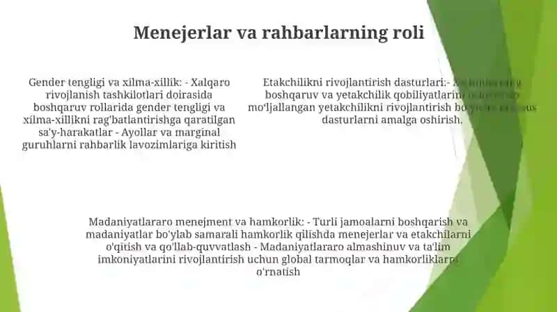 Xalqaro Rivojlangan Davlatlarida,, Maktabda Soģlom Muhitni Yaratishda Menejerning Lider Bilan Ishlash Samaradorligini Oshirish 4