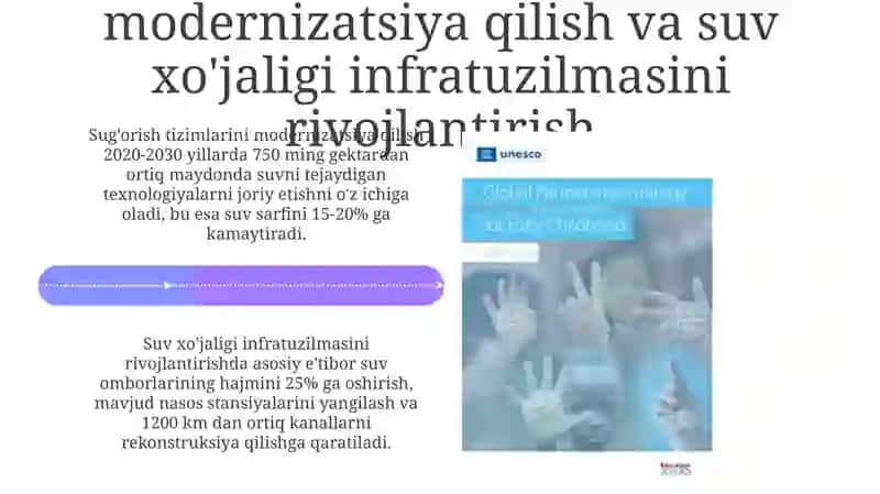 Oʻzbekiston Respublikasi suv xoʻjaligini 2020-2030 yillarda rivojlantirishning ustuvor yoʻnalishlari 4