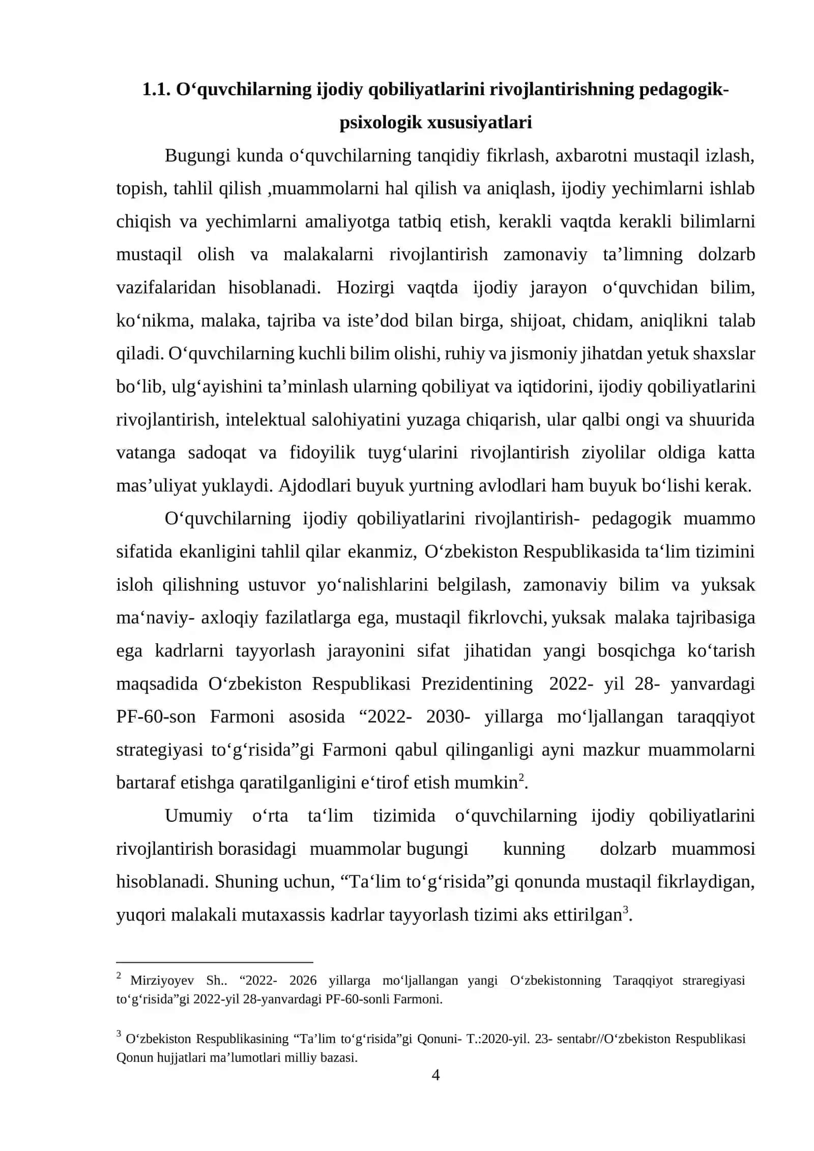 ONA TILI DARSLARIDA IJODIY FIKRLASHNING NAZARIY VA PEDAGOGIK ASOSLARI 4