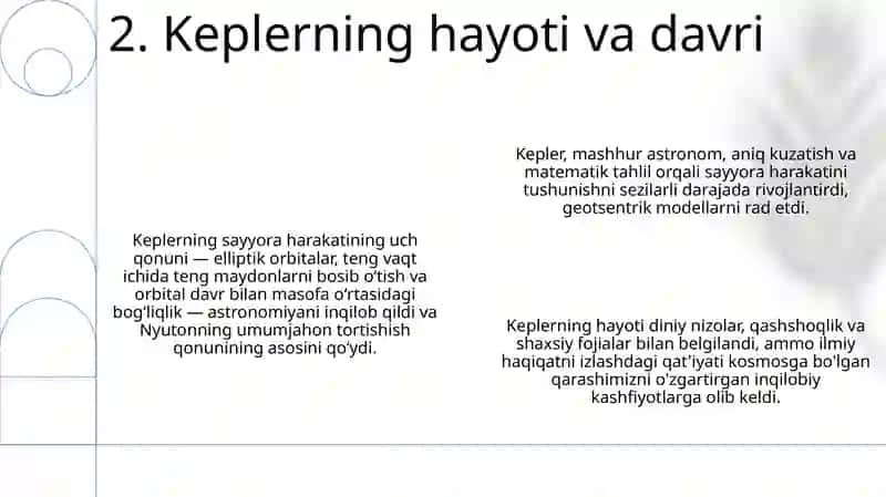 Kepler qonunlari 4