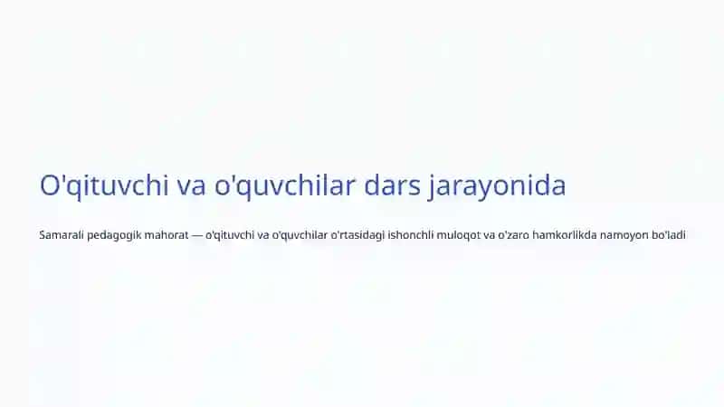 Pedagogik Mahorat Tushunchasi 4
