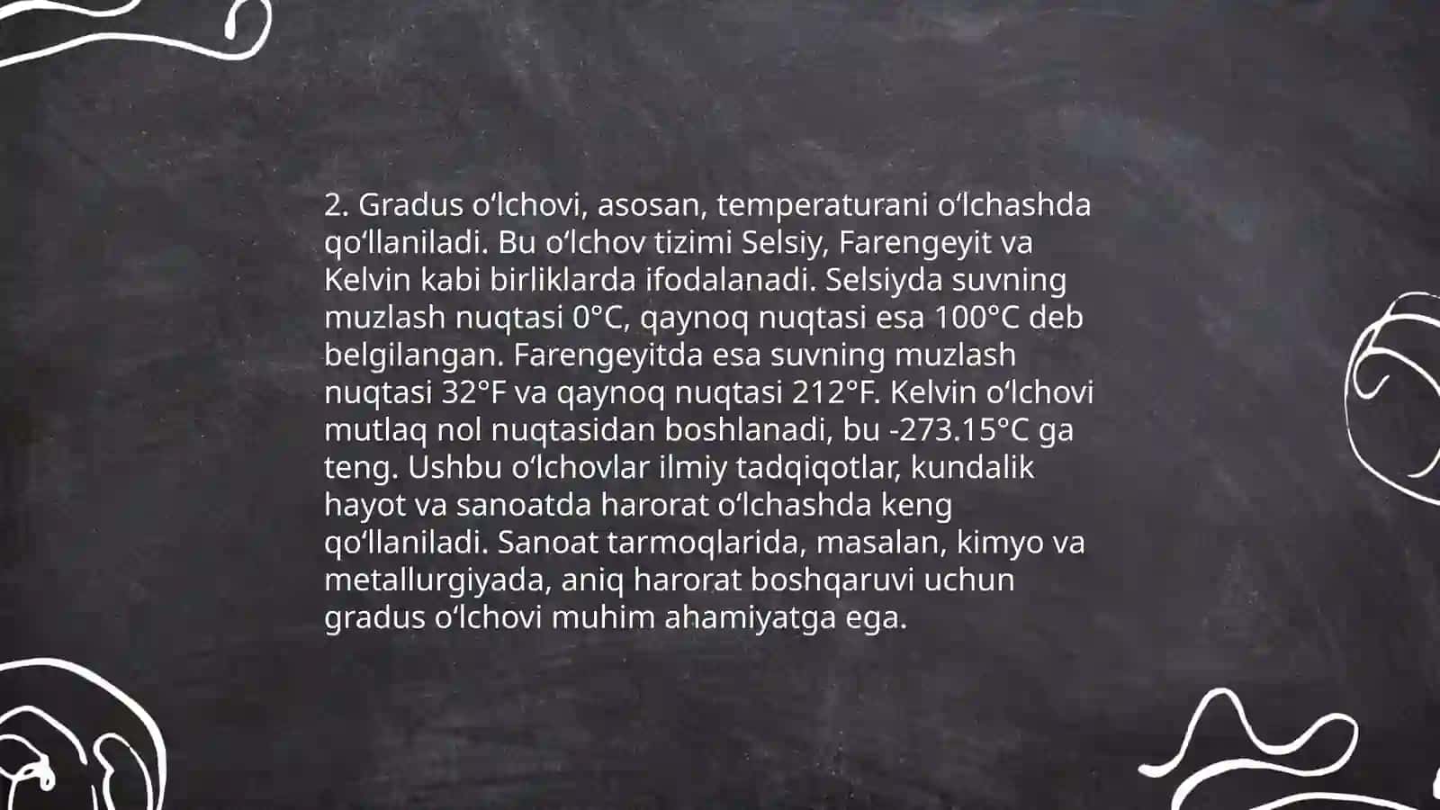 Burchak o‘lchovlari turlari: Radian va daraja 4