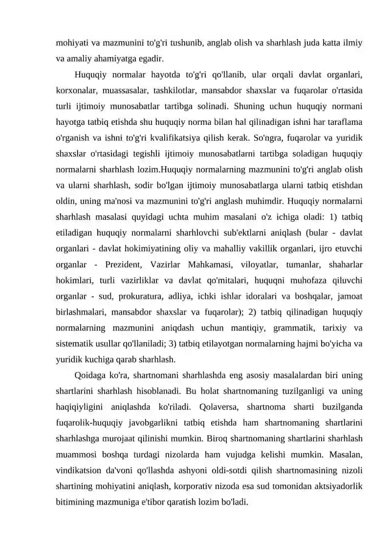 OMMAVIY HUQUQIY SHARTNOMANING HUQUQIY EMASLIGI 4