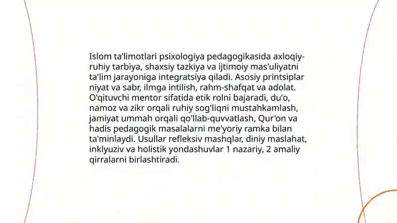 Psixologiyani oʻqrishda diniy taʼlimotlarning oʻrni 4