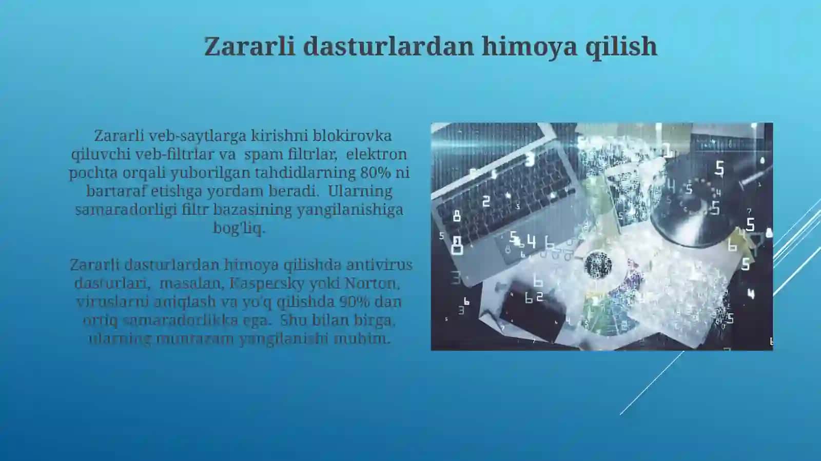 Himoyalanishning texnik va dasturiy vositalari 4