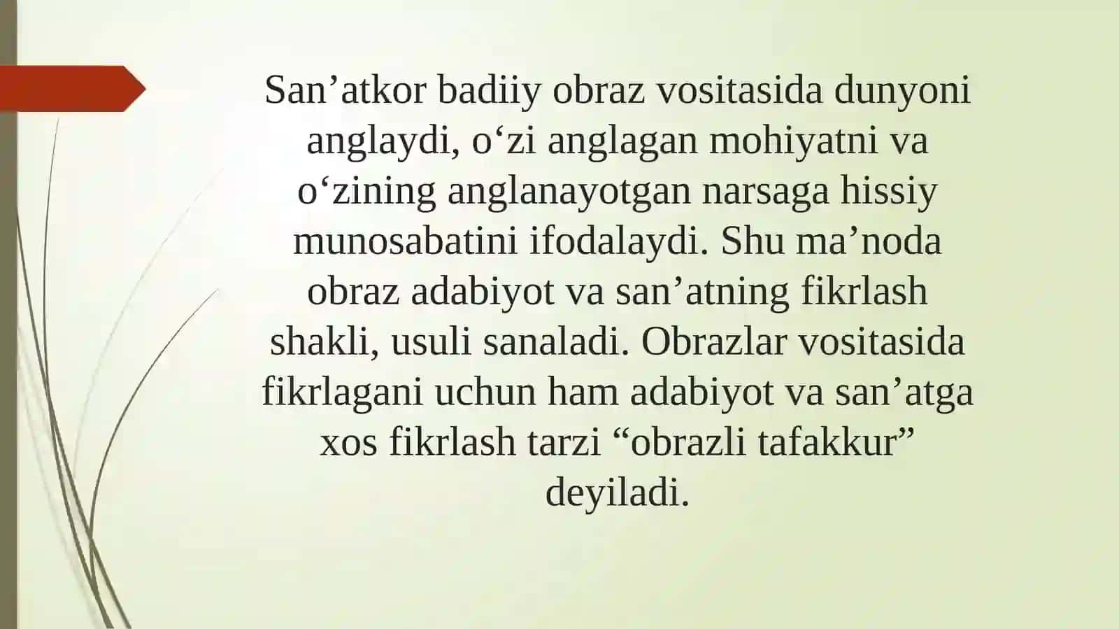Badiiy obraz va obrazlilik 4