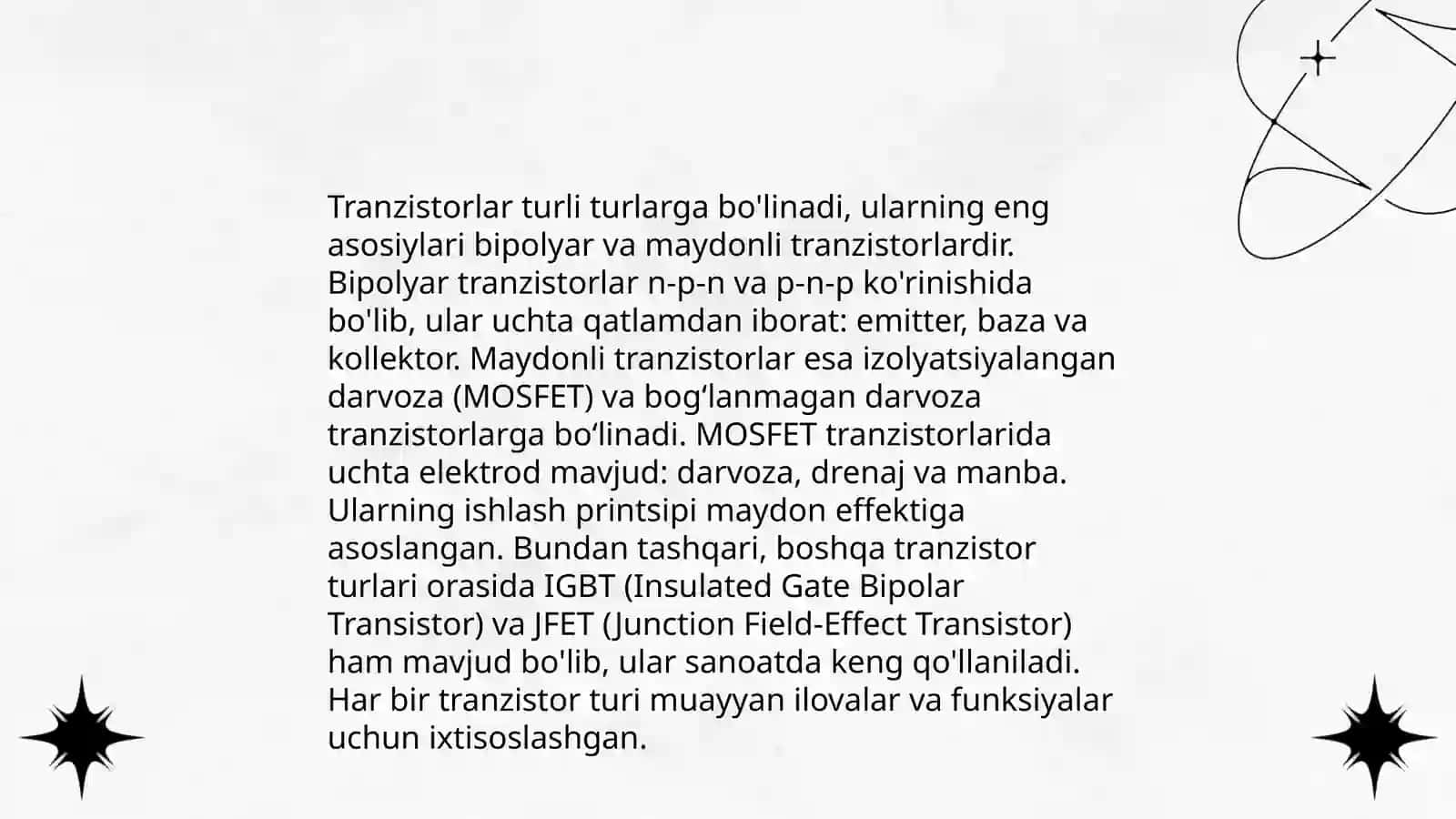 Tranzistorlar 4