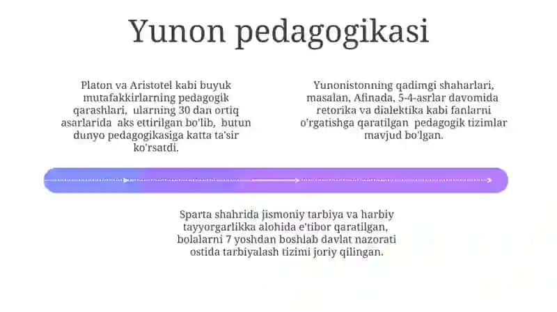 Jahon pedagogik fani rivojlanishi tarixining bayoni 4