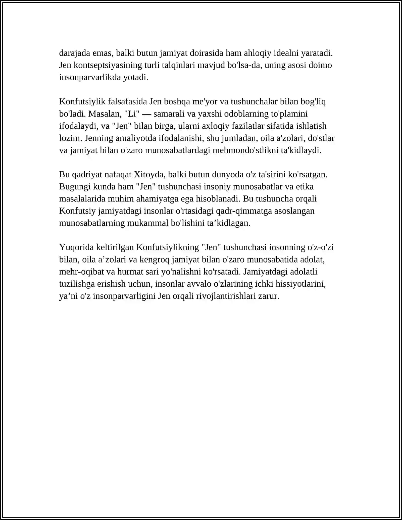 KONFUTSIYLIK TAʼLIMOTIDA IJTIMOIY AHLOQIY MASALALAR 4