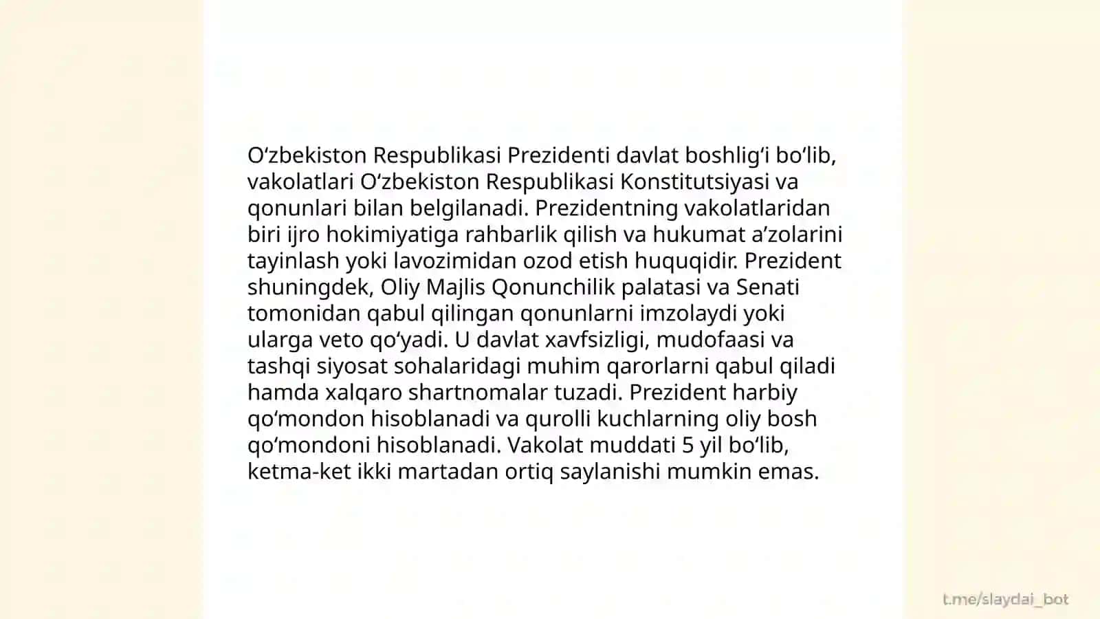 Oʻzbekiston Respublikasi Konstitutsiyasiga kiritilgan oʻzgartirishlar 4
