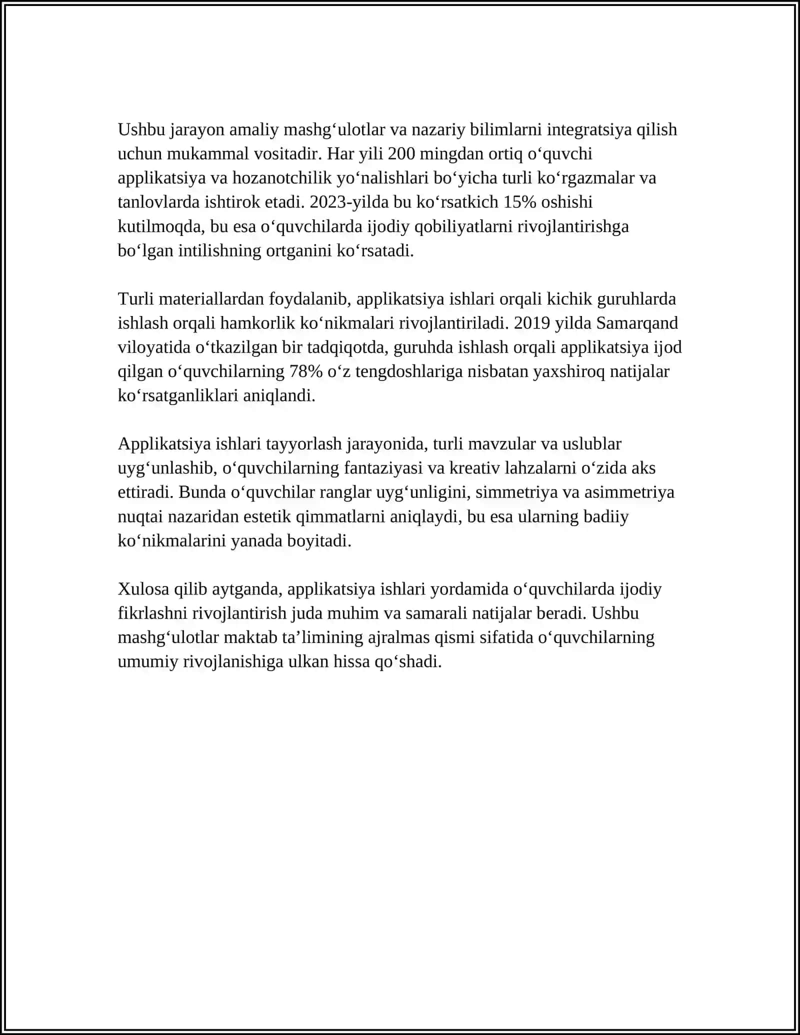 Applikatsiya ishlari 4