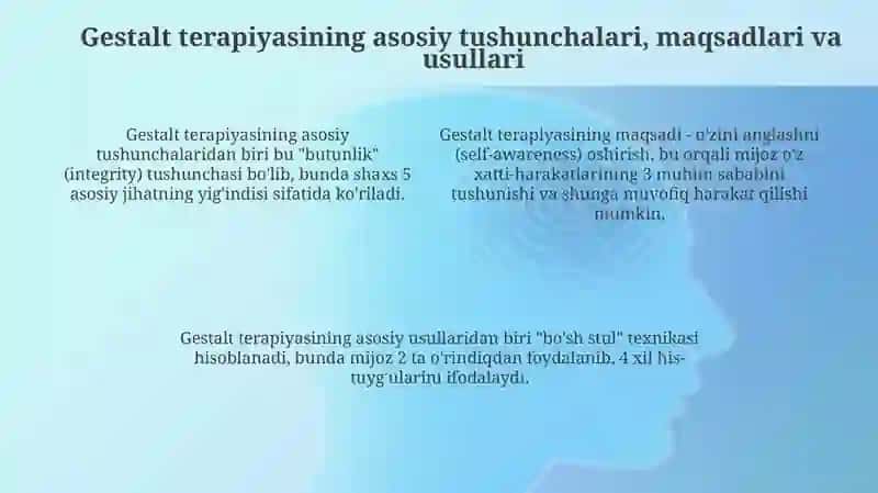 Psixoanalitik va Gestalt Terapiyasi: Asoslar va Taqqoslash 4