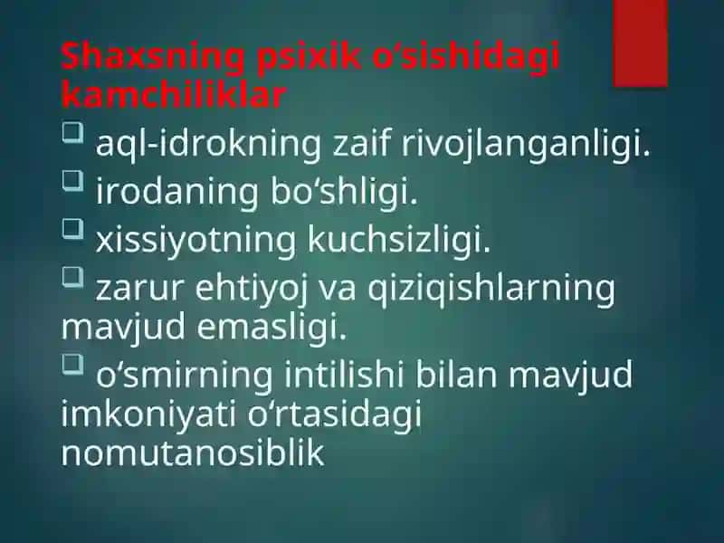 Deviant xulqli bolalar bilan ishlash 4