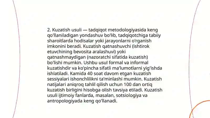 Tajribaviy tadqiqot usullari 4
