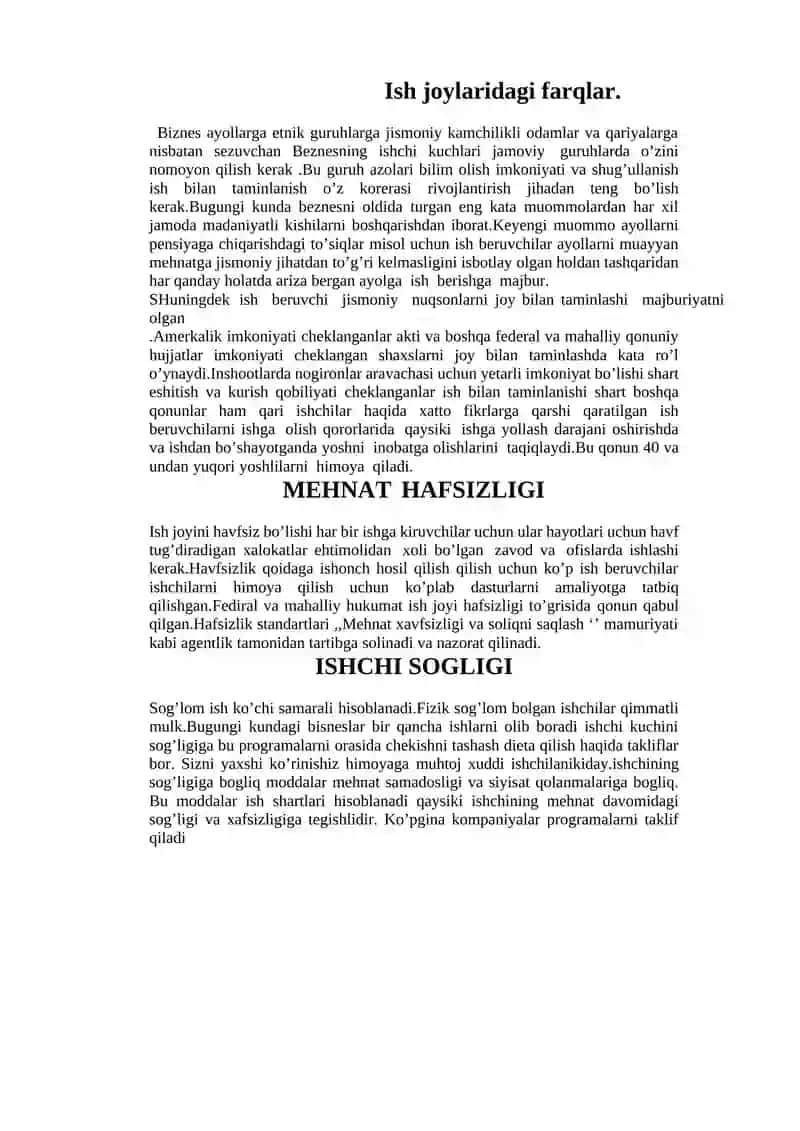 BIZNESDA SOTSIOLOGIK QARASHLAR 4