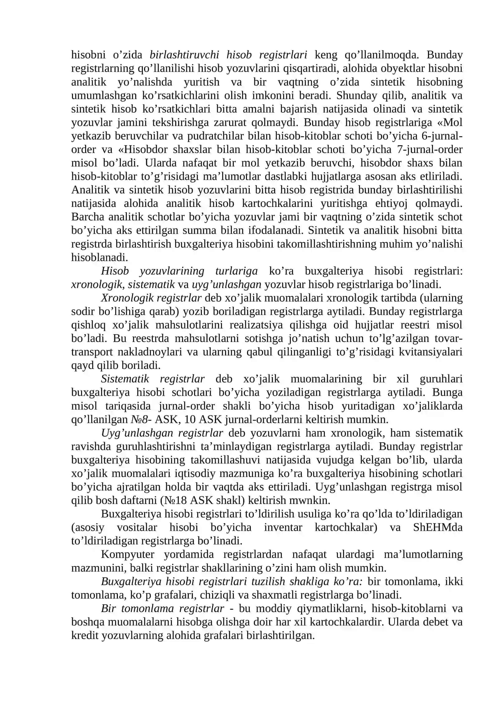 BUXGALTERIYa HISOBINING REGISTRLARI 4