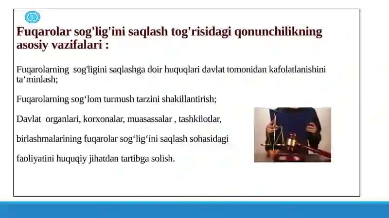 Fuqarolarning Sog'lig'ini Saqlash 4