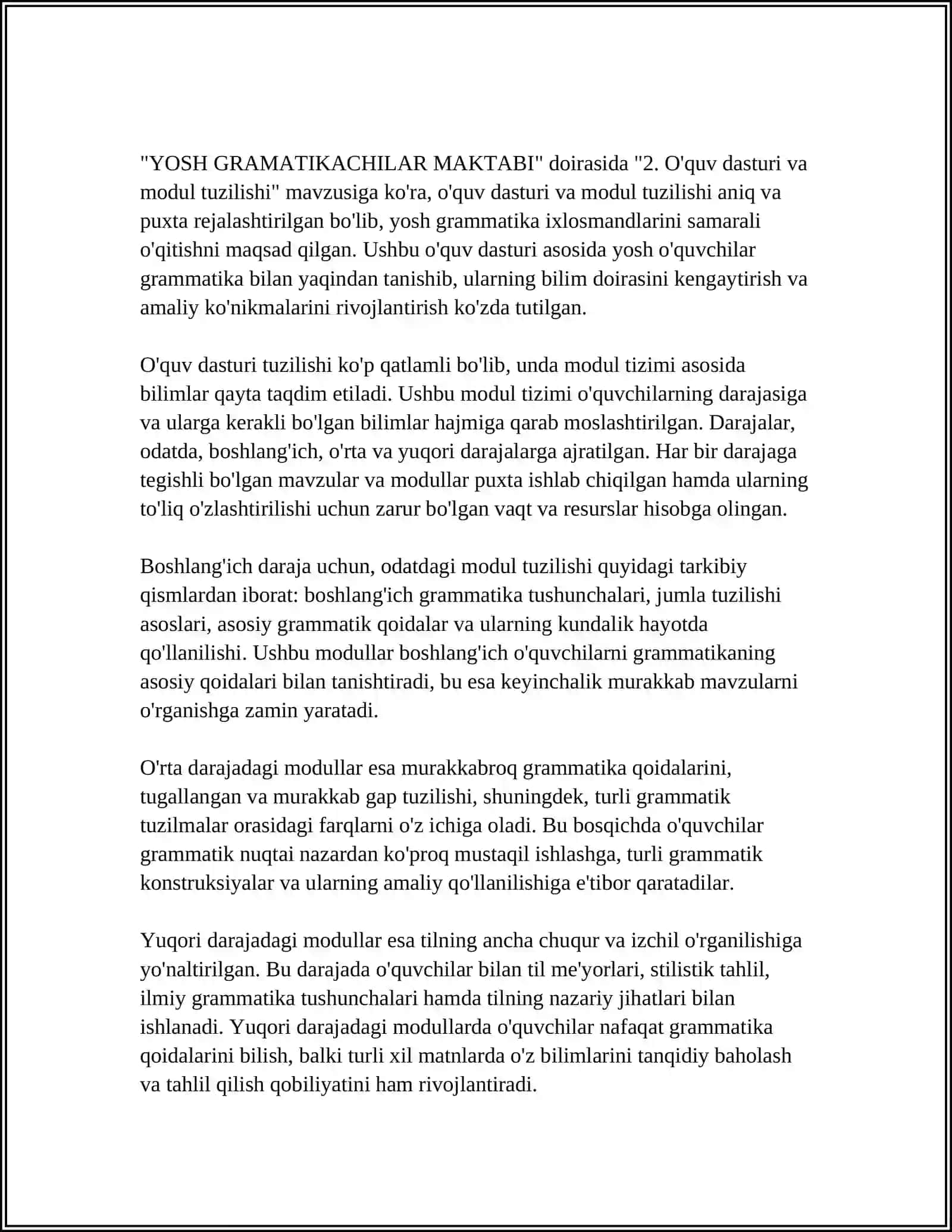 YOSH GRAMATIKACHILAR MAKTABI 4
