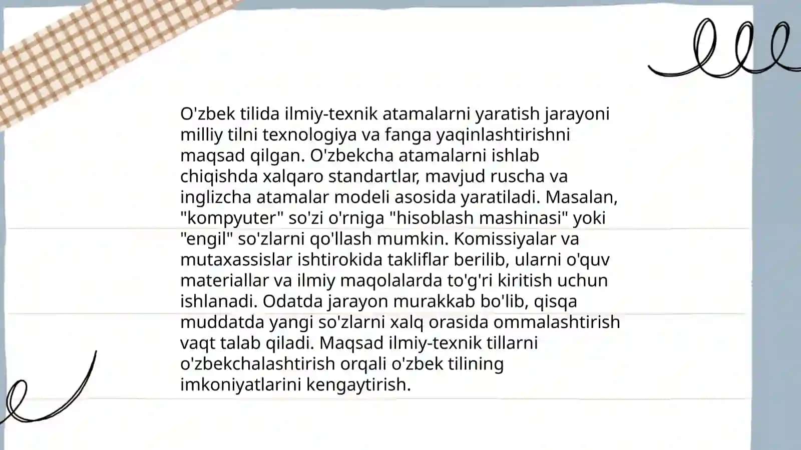 Mustaqillik davrida o'zbek tilshunosligida erishilgan yutuqlar 4