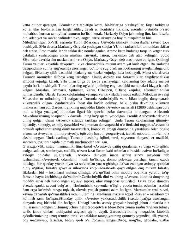 Falsafiy tafakkur taraqqiyoti bosqichlari: SHarq va G’arb falsafasi. 4