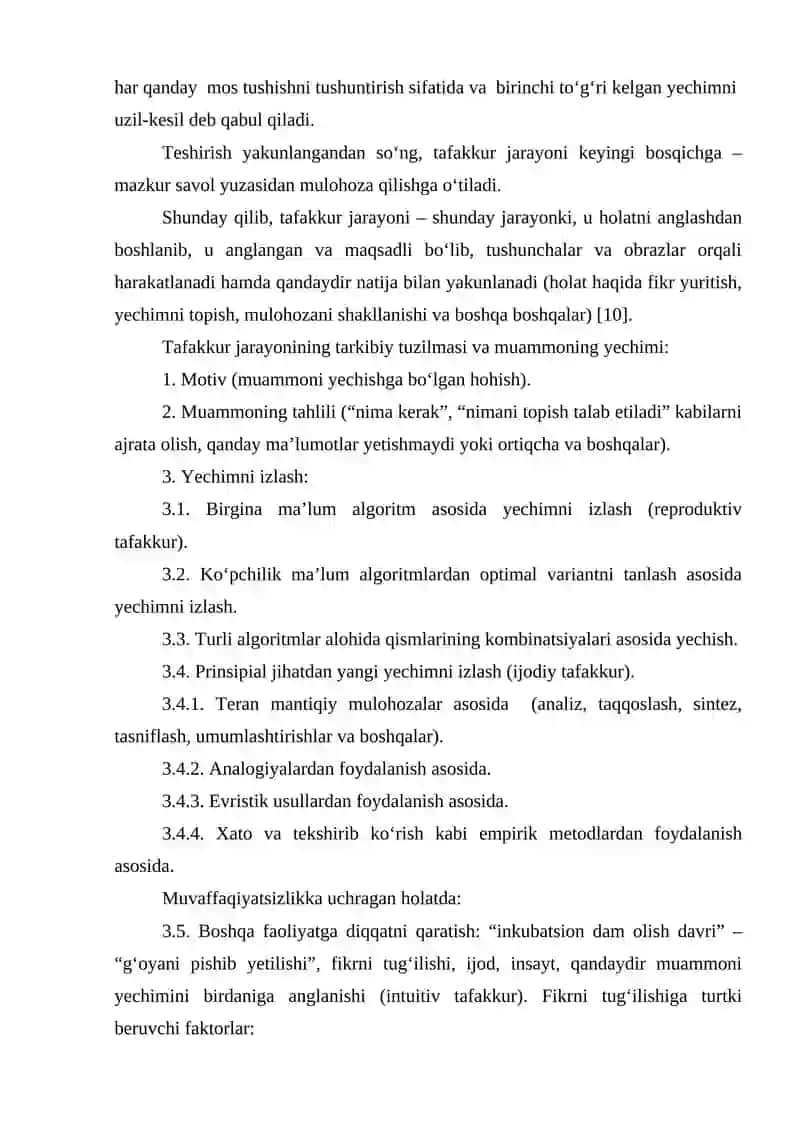Interfaol metodlar vositasida o’quvchilarni mustaqil fikrlashga o’rgatish 4