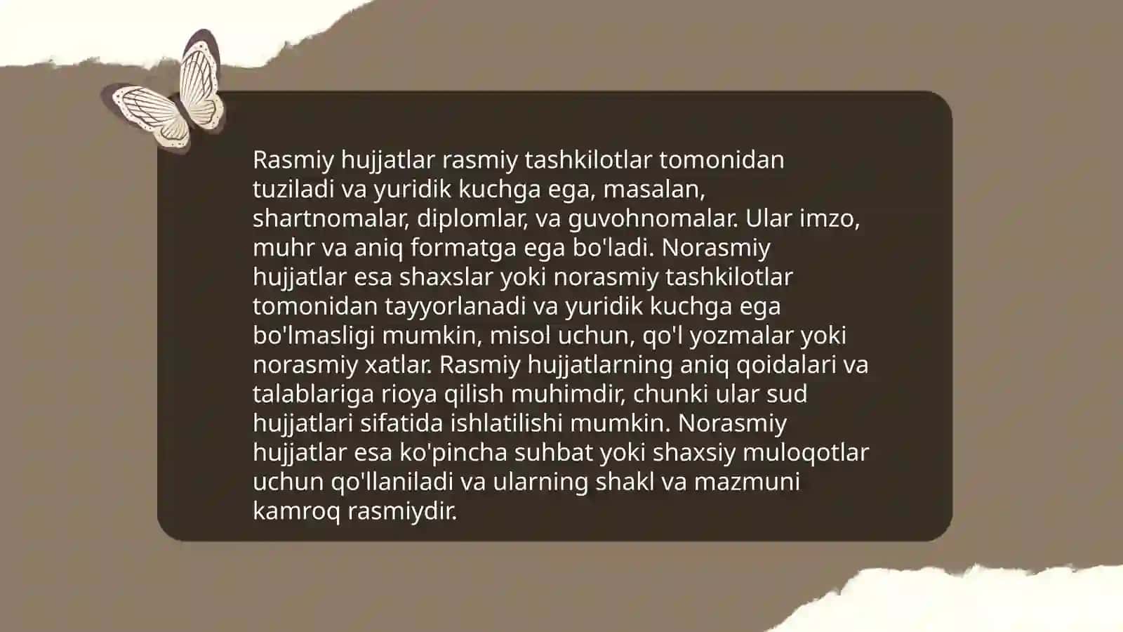 Hujjat turlari 4