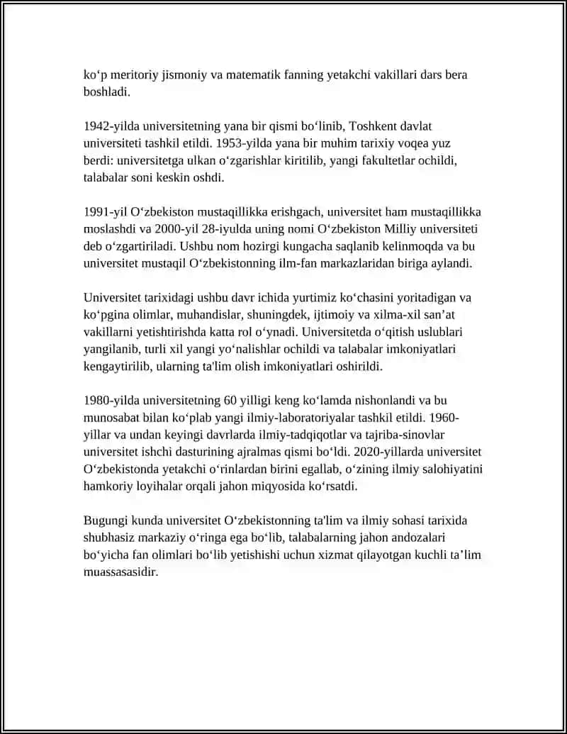 Milliy universiteti tarixi 4