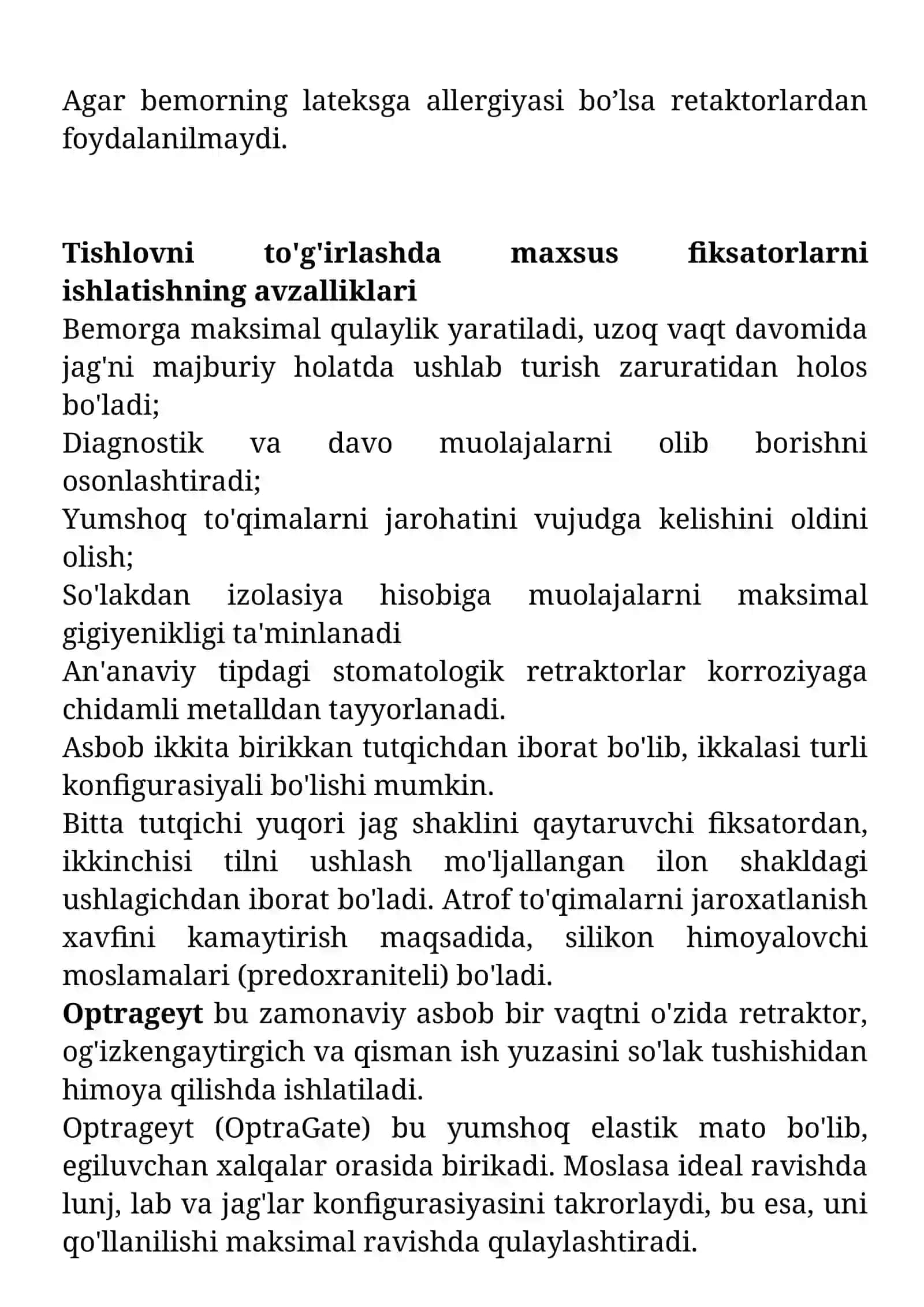 Tish qattiq to’qimasini biologik suyuqliklardan izolyatsiya qilish 4