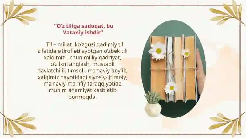 Mamlakatimizda olib borilayotgan  til siyosati 4